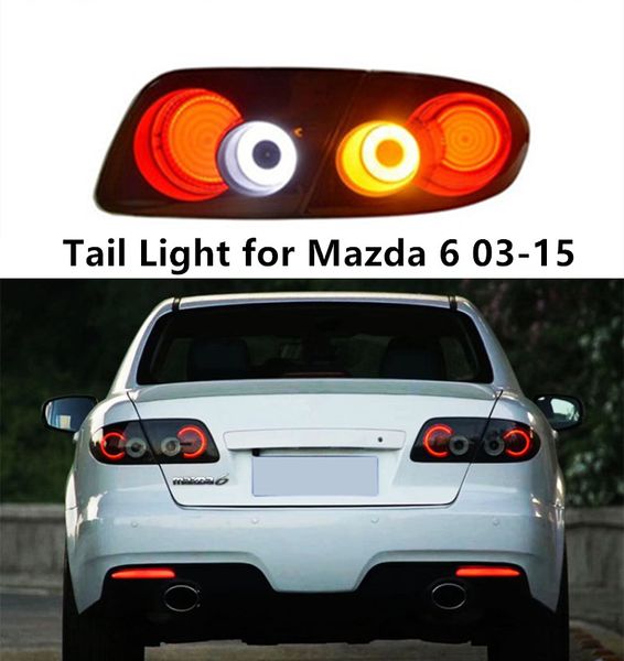 Clignotant de voiture feu arrière pour Mazda 6 LED feu arrière 2003-2015 feu de recul arrière accessoires automobiles