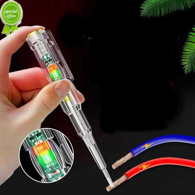 Car Universal Buzz Circuit Tester Pen Brake Fluid Electrical Test Pencil Flat Head Household Electric Pen Detection Measurement