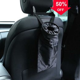 Voiture universelle voiture siège arrière suspendu sac poubelle étanche Oxford tissu poubelle parapluie stockage Auto intérieur litière organisateur