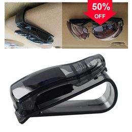 Voiture universelle voiture pare-soleil lunettes pince billet porte-carte outils de fixation support automatique lunettes accessoires