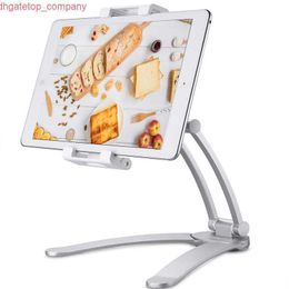 Support universel de bureau pour tablette de cuisine, pour iPad 7.9 9.7 10.5 11 pouces, support rotatif en aluminium pour moniteur Portable