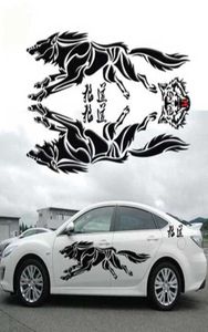 Voiture Universal Wolf Car autocollants Scratch Body Animal Stickers Decal92678148413258