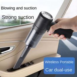 Autostofzuiger auto draadloos nat en droog opladen auto huishouden handheld mini krachtige stofzuiger met hoge zuigkracht van kimistore2