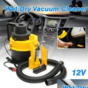 Aspirador de coche DVR portátil 12V Húmedo Seco Vac Inflador Turbo Hand Held Se adapta para o comprar accesorios1 Drop Entrega Móviles Automobil Dhrvw