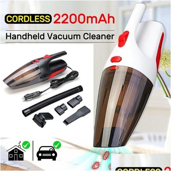 Aspirador de coche Est portátil de mano inalámbrico/enchufe de coche 120W 12V 5000Pa Super succión húmedo/seco vacío para el hogar1 entrega de gota M Mo Dhoyp