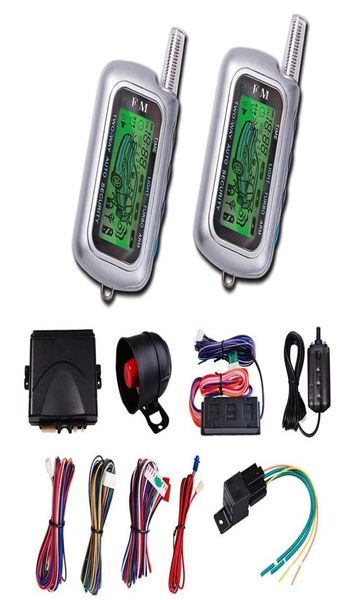 Système d'alarme de sécurité de véhicule de voiture, alarme de voiture, capteur LCD à 2 voies, Kit de système de démarrage à distance du moteur, système d'alarme anti-cambriolage automatique de voiture CA6358247