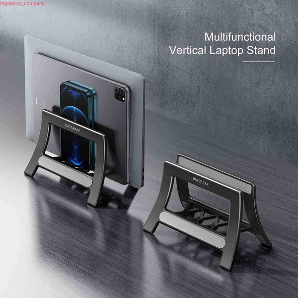 Soporte de soporte de la computadora portátil vertical para automóvil para MacBook Air Pro Xiaomi Tableta Gravity Notebook Stand Soporte de computadora portátil ABS Soporte de escritorio