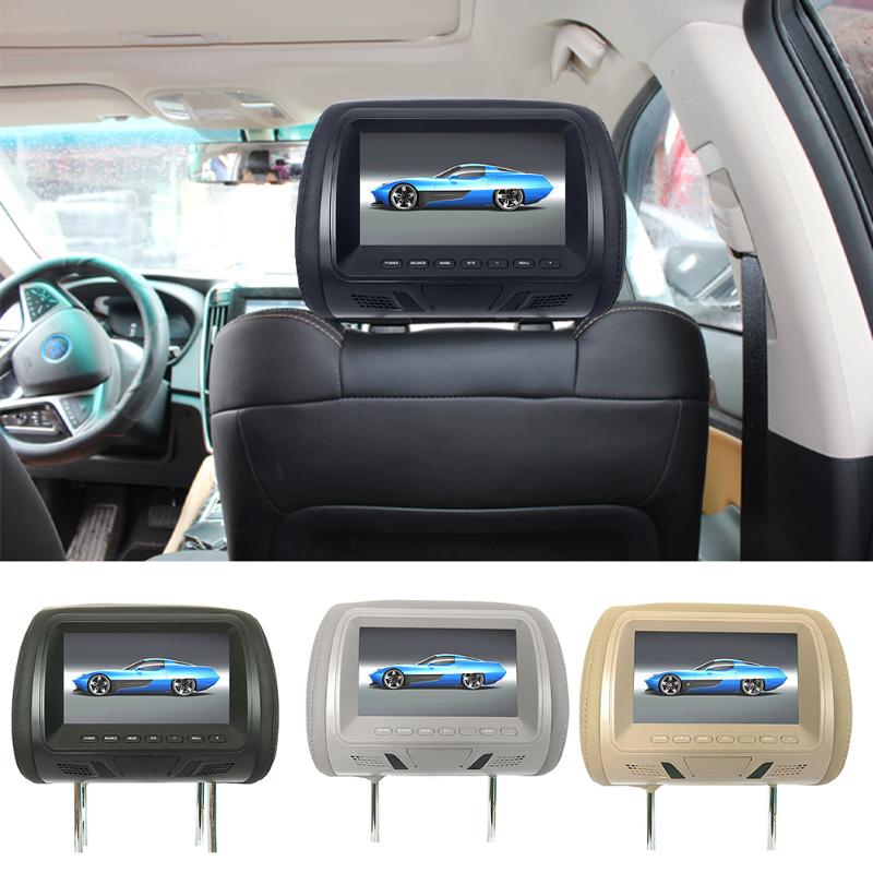 Car Video Automotive General 7-inch Rear Headrest HD Digital Screen Liquid Crystal Display DVD Player Accessories