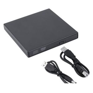 Voiture Vidéo Externe Dvd Rom Lecteur Optique Usb 2.0 Cd/Dvdrom Cdrw Lecteur Brûleur Mince Portable Lecteur Enregistreur Portatil Pour Ordinateur Portable Drop Dh6Go