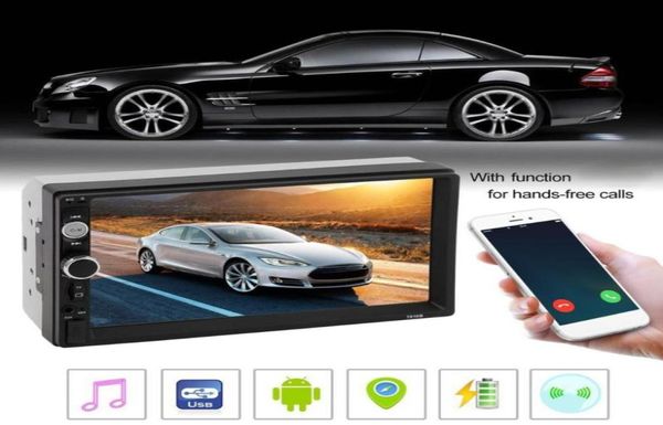 Vidéo de voiture pouces MP5 lecteur multimédia 2 Din Radio écran tactile FM USB AUX Support caméra de recul Kit de télécommandeCar VideoCar8243069