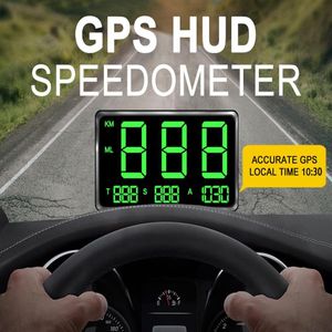 Car Video Large Screen 4 5 GPS Speedometer Digital Speed Display Over Speeding Alarm System Universal For Bike Motorcycle Tr249k