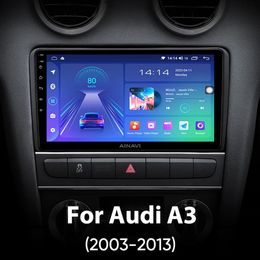 Auto Video Multimedia Video-Speler Auto-Radio GPS Android voor AUDI A3 met Bluetooth Wifi Achteruitrijcamera mirrorlink250b
