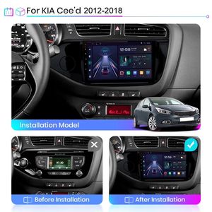 Auto Video Player Navigatie 9 inch Touchscreen HD Trucker Auto Cars GPS met kaart voor Kia Ceed JD 2012-2018