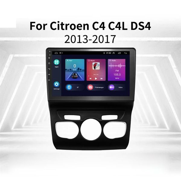 Autoradio vidéo pour citroën C4L 2013-2017 Android HD 10 1 pouce unité principale GPS Navigation multimédia Player157Y