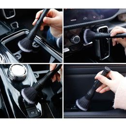 Car Wash Bursh Soft Details Brush Car Cleaning Tool Autometail Detailborstels voor auto Interieur Luchtuitlaat Dashwiel Dusterborstel