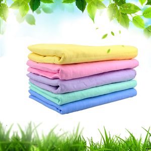 Lingettes de lavage de voiture, serviettes en daim, en peau de cerf, pour animaux de compagnie, absorbant l'eau, pour cheveux secs, têtes et verre XG0074