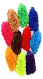 Guante de lavado de autos Microfibra Guantes de limpieza de chenille Coral Fleebe Anthozoan Sponge Lave Glove Carry Glove Mitt Super Mitt Househ1328144