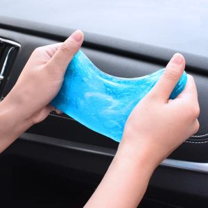 Lavage de voiture Intérieur Gel Slime Pour Machine De Nettoyage Évent Automatique Magique Dépoussiéreur Colle Ordinateur Clavier Saleté