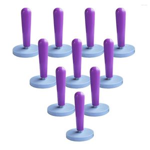 Car Wash Solutions 10 pièces violet vinyle Auto Wrap aimant supports fenêtre teinte outils fibre de carbone feuille Film véhicule autocollant accessoires 10A12P