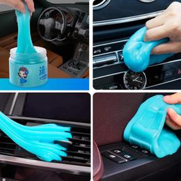 Solutions de lavage de voiture 160g, Gel de nettoyage visqueux pour Machine, nettoyant magique, dépoussiéreur, tampon automatique, poudre de colle, outil de nettoyage