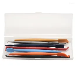Car Wash Solutions 7 In 1 Wrap Stick Vinyl Magnet Micro-Squeegee Tool Kit Een complete set tools voor verpakking en raamtint installeren