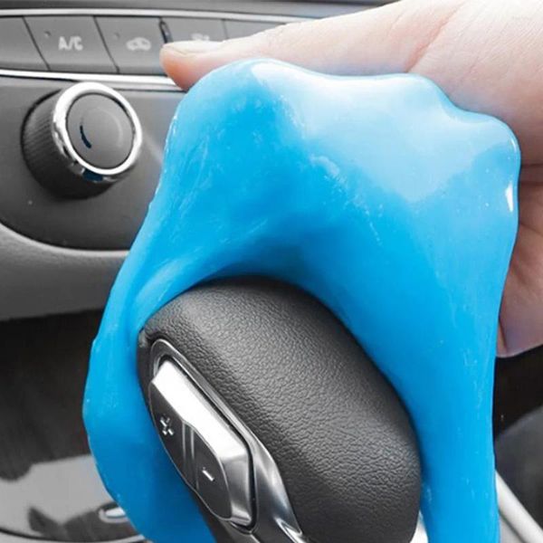 Solutions de lavage de voiture 70g, tampon visqueux de Gel de nettoyage pour Machine, évent automatique, dépoussiéreur intérieur, colle pour clavier d'ordinateur