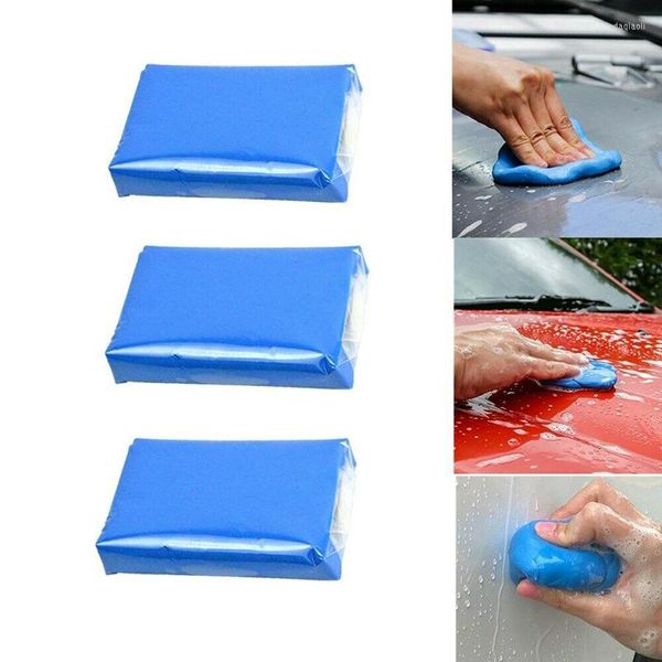 Soluciones de lavado de autos Barro de arcilla limpia azul para el cuerpo Vidrio Superficie del espejo Parachoques Eliminación de manchas de aceite y óxido Limpieza de detalles automáticos Mantenimiento de pintura