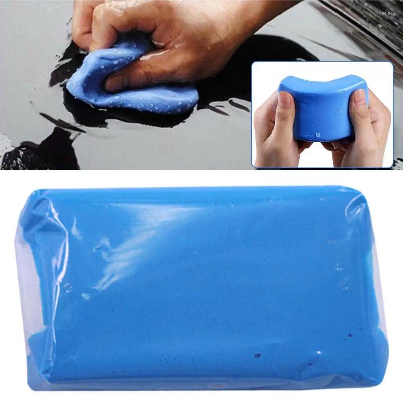 Biltvättlösningar Clay Bar Vehicle Washing Cleaning Tools Blue 100g Slame Washer Handheld Mud Ta bort Detaljering av tillbehör renare Auto