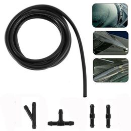 Solutions de lavage de voiture tuyau Durable de qualité pratique buse noire pompe lave-glace ABS plastique caoutchouc essuie-glace avec connecteur