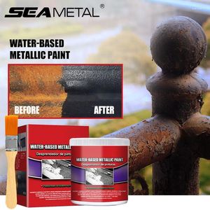 Soluciones de lavado de coches SEAMETAL 100ml pasta antioxidante automática removedor de reparación de superficies metálicas a base de agua convertidor de chasis para limpieza