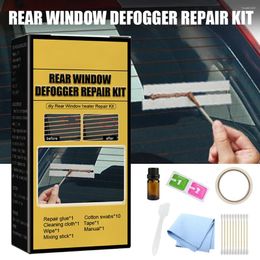 Autowasoplossingen Universele auto-achterruitverwarming Reparatieset DIY Quick Scratched Defroster Heater Grid Lines Tool