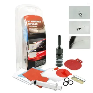 Car Wash Solutions Solutions Ruit Reparatie Kit Gebeurde Glazen vloeistofgereedschap Resin Sealer Diy Auto voorruiten Crack Chip Scratch Remover