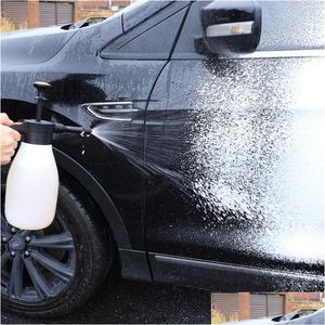 Lavadora de automóviles 1.5L Lavado Regadera Espuma Spray Pot Limpieza manual Hervidor Ajuste Aire Presión Pulverizador Espumador Vehículo Drop Entrega A Ota3L