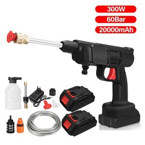 Car Washer 20000Mah Cordless High Pressure Spray Water Gun Wash Nozzle Cleaning Hine For Makit 18V Battery Drop Delivery Mobiles Mot Dhiig