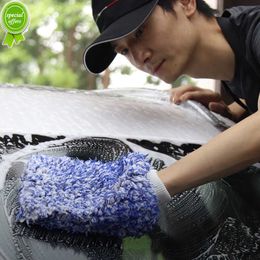 Auto wassen handschoenen microvezel koraal fleece antislip absorberende waterreiniging handschoenen auto wiel reinigingsgereedschap auto accessoires