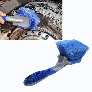 Rueda de automóvil Cepillo suave Limpiador de neumáticos Lavado Azul para Detalle automático Herramientas de limpieza de motocicletas CARCLEAN