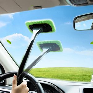 Auto raamreiniger Handborstelkit Windschermreiniging Wasgereedschap Interieur Auto -glazen ruitenwisser met lange handgreep Auto Auto Automobiles Motorfietsen Accessoires