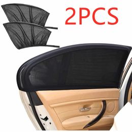 Cubiertas de puerta de pantalla de ventana de coche, parasoles laterales universales para ventanilla de coche, funda de malla para bebé, mosquitera para coche para acampar