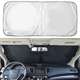 Cubierta parasol para ventana de coche, parasol, Protector de visera para parabrisas, plegable, protección UV, accesorios de estilo de cortina