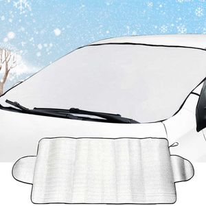 Parasoles para ventana de coche, cubierta de nieve plegable para coche, parasol para parabrisas de invierno, protección Anti-UV impermeable para exteriores, accesorios para automóviles