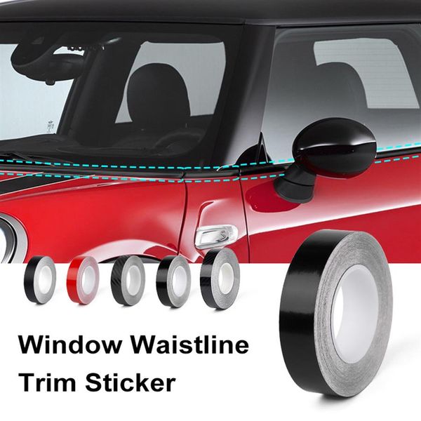 Venture de voiture Trime en vinyle Film de porte de porte de bricolage décoration d'autocollant Decoration Black Ligne pour Mini Cooper R53 R55 R56 R60 R61 F54 F55 F56 F602924
