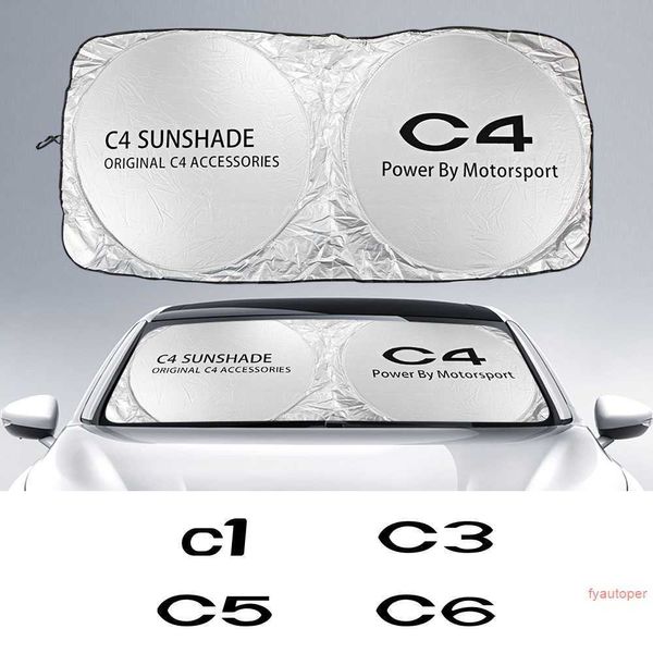 Car pare-brise de voiture Sun Shade Cover Accessoires pour Citroen C4 Cactus Picasso C5 C3 C1 C2 C4L C6 C8 VTS BERIRLINGO JUMPY XSARA NEMO