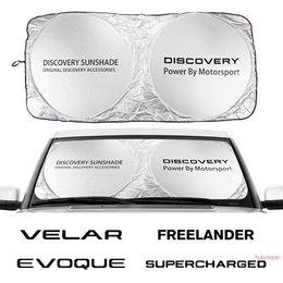 Pare-soleil de pare-brise de voiture, couverture de Parasol automatique pour Land Rover Freelander 2 Discovery 3 Evoque Velar, autobiographie suralimentée SVR
