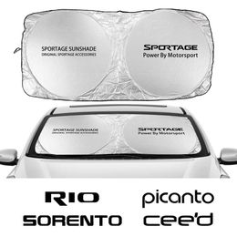 Parasol de couverture de pare-soleil de pare-brise de voiture pour Kia SPORTAGE PICANTO RIO CEED OPTIMA K9 SEDONA FORTE CADENZA SORENTO SOUL TELLURIDE