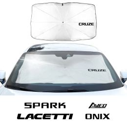 Car pare-brise de voiture Sunshade Parasol Couverture pour Chevrolet Aveo Bolt Cavalier Colorado Corvette Cruze Lacetti Onix Orlando Silverado