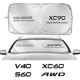Auto voorruitschepen Sunshades bedekken automatische accessoires voor Volvo XC90 XC60 C30 T6 S60 C70 XC40 V40 XC70 V70 V60 V50 S80 S80 S40 AWD V90 S90