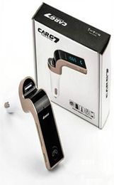 Auto Wireless Bluetooth MP3 FM -zendermodulator 21a Autolader Wireless Kit Support Hands G7 met USB -autolader met 5809569