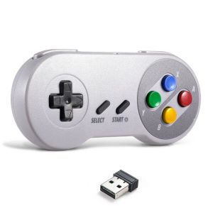 Auto Wireless GamePad 2.4GHz Remote Controller USB Joystick Console voor SNES/NES -games voor Windows 10/8/7 PC Raspberry Pi3 voor schakelaar