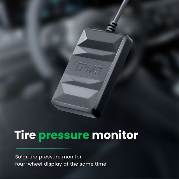 Capteurs de pression des pneus solaires sans fil de voiture 4 capteurs pour Android autoradio Radio USB système de surveillance de la température des pneus TPMS