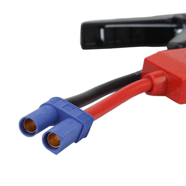 Coche con conector de clavija EC5, dispositivo de arranque de 12V, abrazaderas de Cable de salto de batería de emergencia para coches, camiones, arrancador de batería, Clip de cocodrilo 265Y